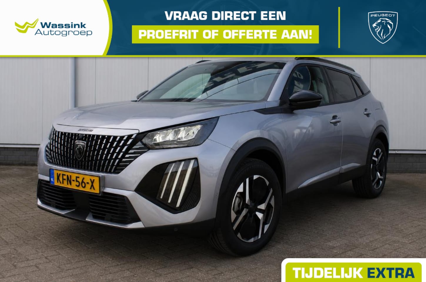 Peugeot 2008 - 1.2 Hybrid 145 Allure VOORRAAD VOORDEEL | Navigatie | Parkeercamera | Parkeersensoren | LE - AutoWereld.nl