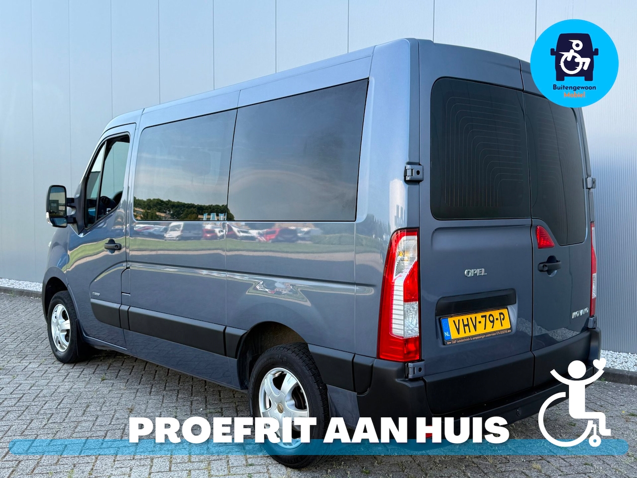 Opel Movano - 2.3 Rolstoelbus Meerijder Airco Automaat - AutoWereld.nl