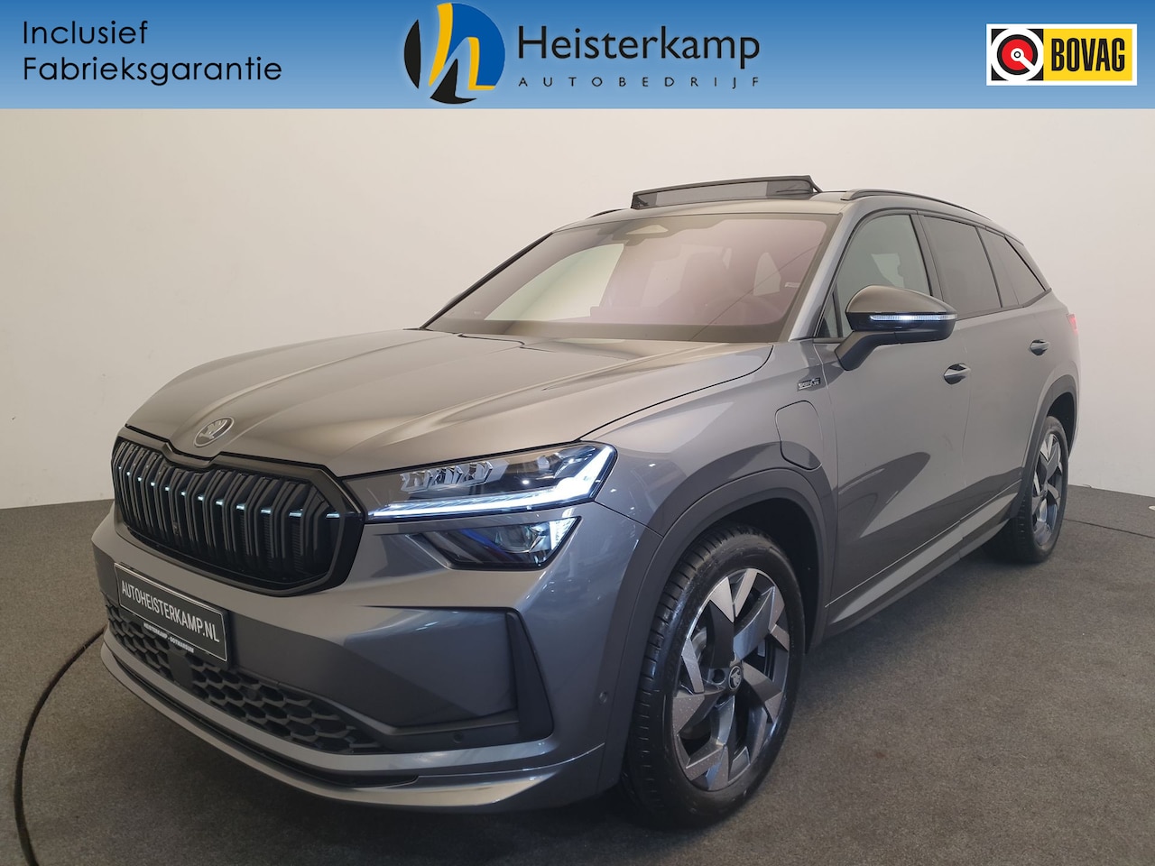 Skoda Kodiaq - 1.5 TSI PHEV 204pk DSG/AUT Sportline Business Panoramadak, Wegklapbare Trekhaak, 360 Camer - AutoWereld.nl