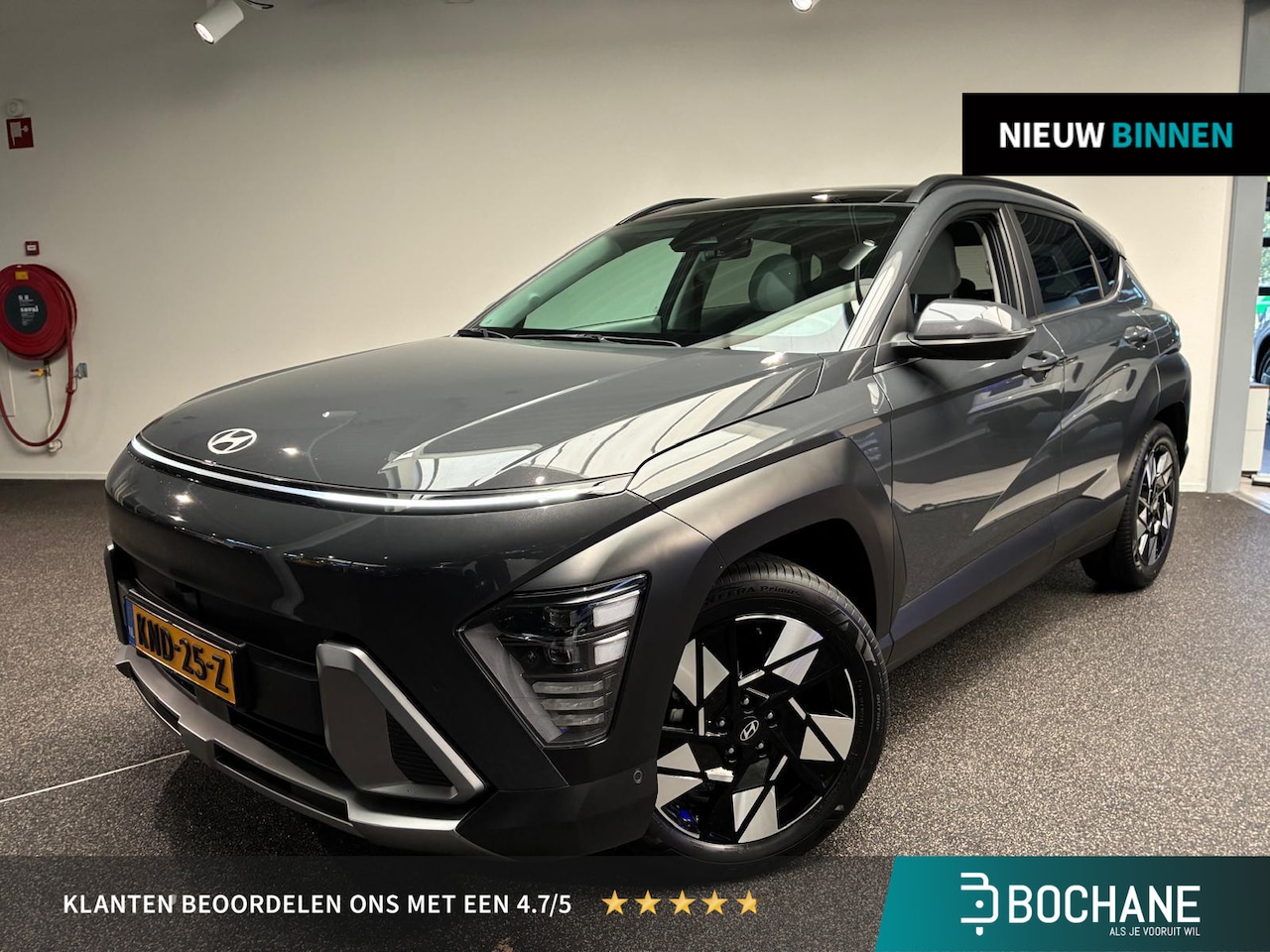 Hyundai Kona - 1.6 GDI HEV Premium Sky | Panoramadak | Elektrisch verstelbare stoel | Stoel verwarming/ve - AutoWereld.nl