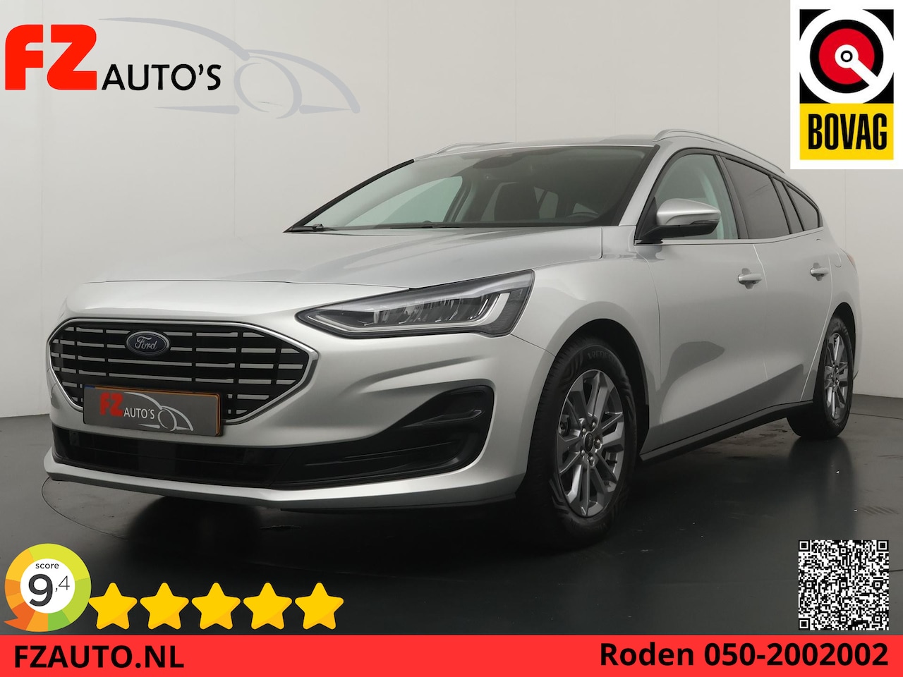 Ford Focus Wagon - 1.0 EcoBoost Hybrid Titanium Automaat - Navigatie - Apple Carplay/Android Auto -Climate Co - AutoWereld.nl