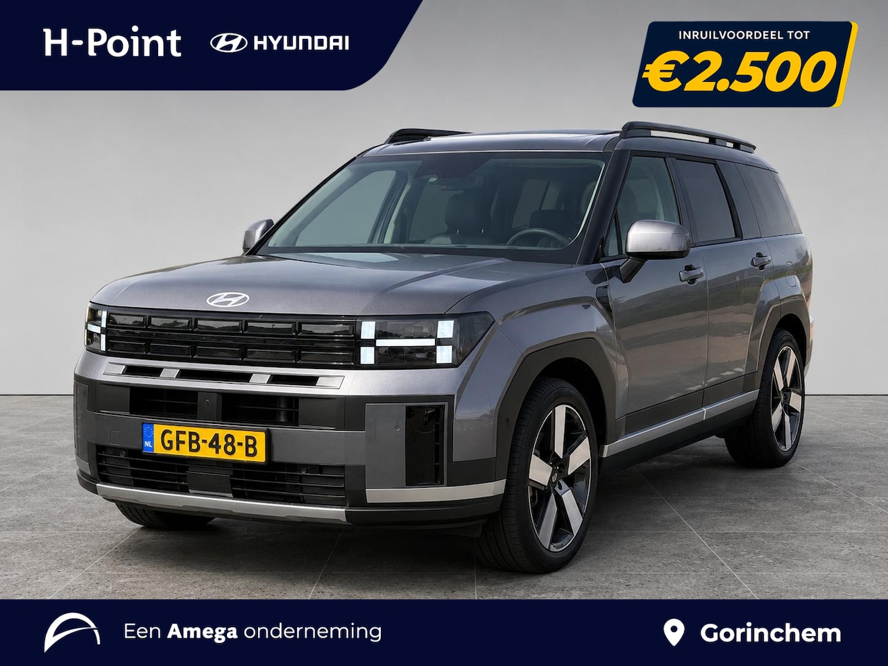 Hyundai Santa Fe - Premium Sky 1.6 T-GDI HEV 215pk | 7-PERSOONS | SCHUIF/KANTELDAK | DIGITALE BINNENSPIEGEL | - AutoWereld.nl