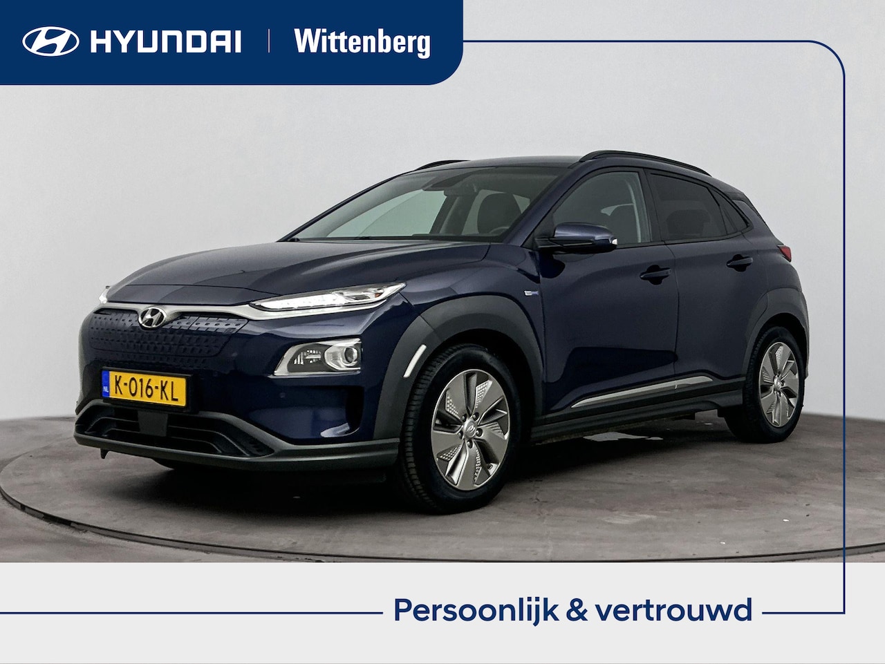 Hyundai Kona Electric - EV Limited 64 kWh | LEDER | DODEHOEK DETECTIE | SOH 95,5%| 3 FASEN | CAMERA | CLIMA | CRUI - AutoWereld.nl