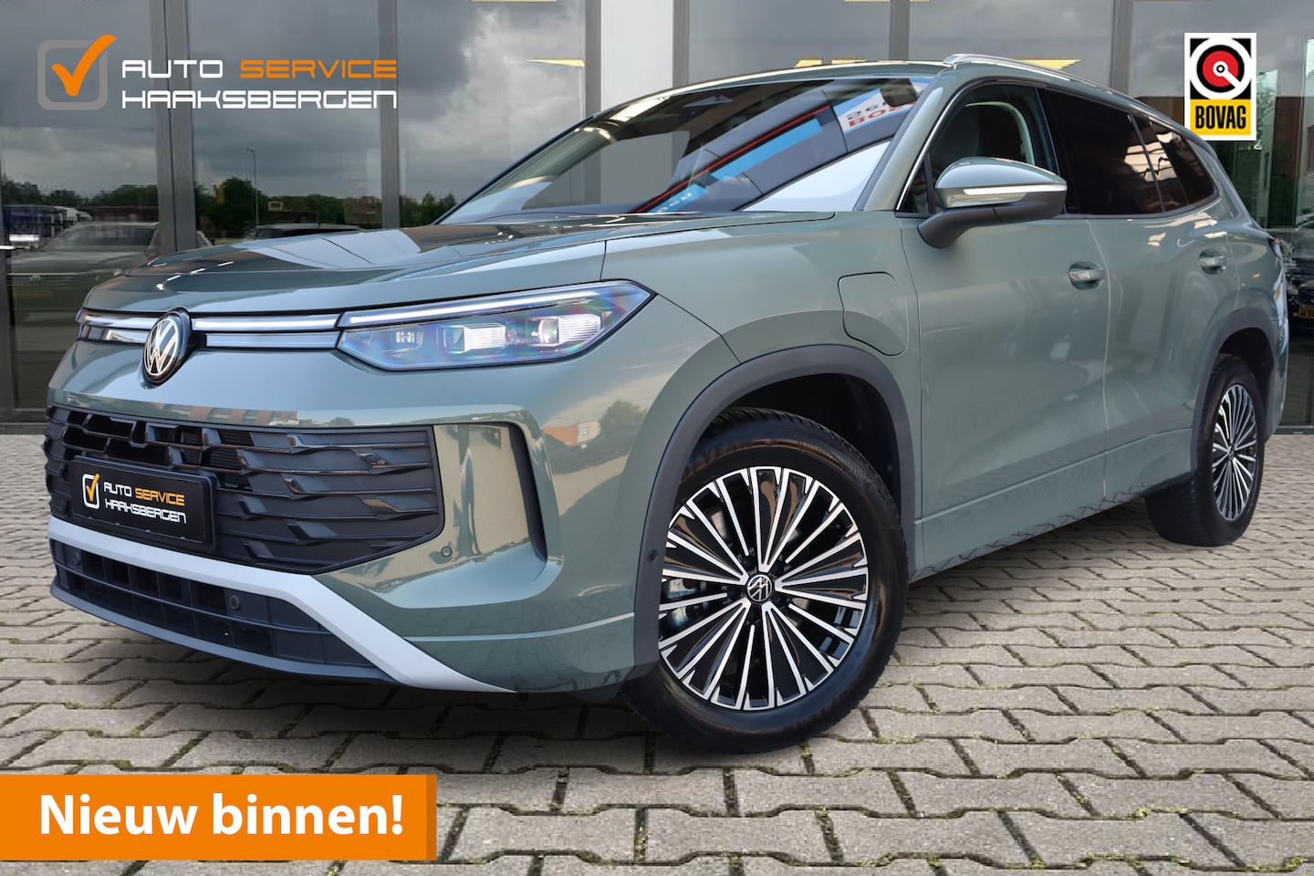 Volkswagen Tayron - 1.5 eHybrid Life | Trekhaak | Camera | H/K | Cipressino Grün | - AutoWereld.nl