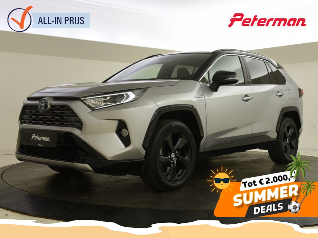 Toyota RAV4 - 2.5 Hybrid AWD Style | Halfleer | PDC | Elektr. a. klep - AutoWereld.nl