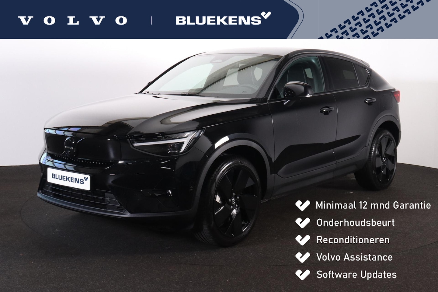 Volvo EC40 - Extended Range Ultra Black Ed. 82 kWh - Panoramadak - IntelliSafe Assist & Surround - 360º - AutoWereld.nl