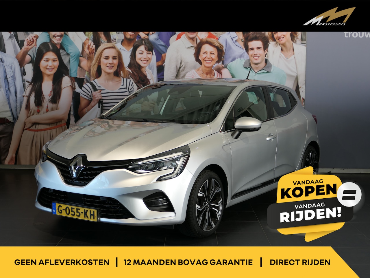 Renault Clio - 1.3 TCe Intens - Trekhaak - Allseasons - Camera - Sensor V+A - AutoWereld.nl