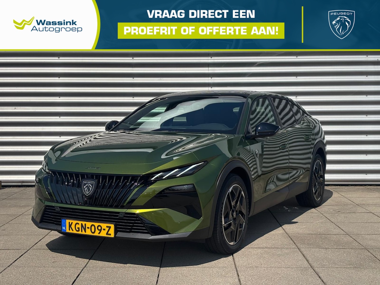 Peugeot e-408 - GT Exclusive 58 kWh Full options | Leder | Camera | Navigatie | Panorama Dak - AutoWereld.nl