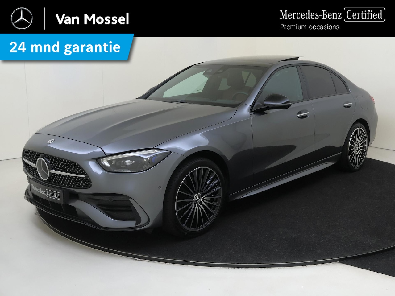 Mercedes-Benz C-klasse - 300 e Business Solution AMG / Panaroma-dak / Night-Pakket / Stoelventilatie / - AutoWereld.nl