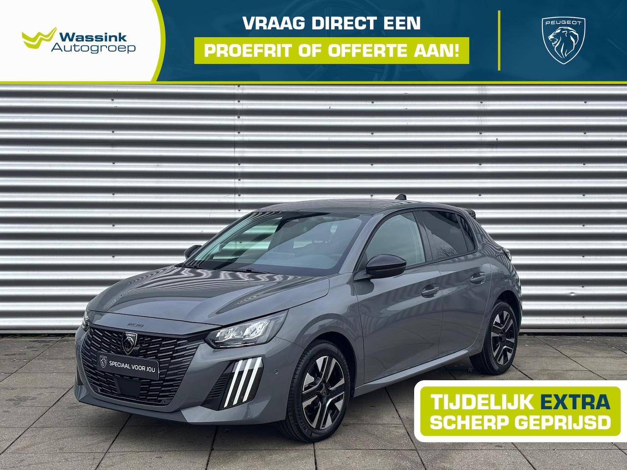 Peugeot 208 - 1.2 Hybrid 110 e-DCS6 Allure VOORRAAD VOORDEEL | Achteruitrijcamera | Adaptive Cruise Cont - AutoWereld.nl