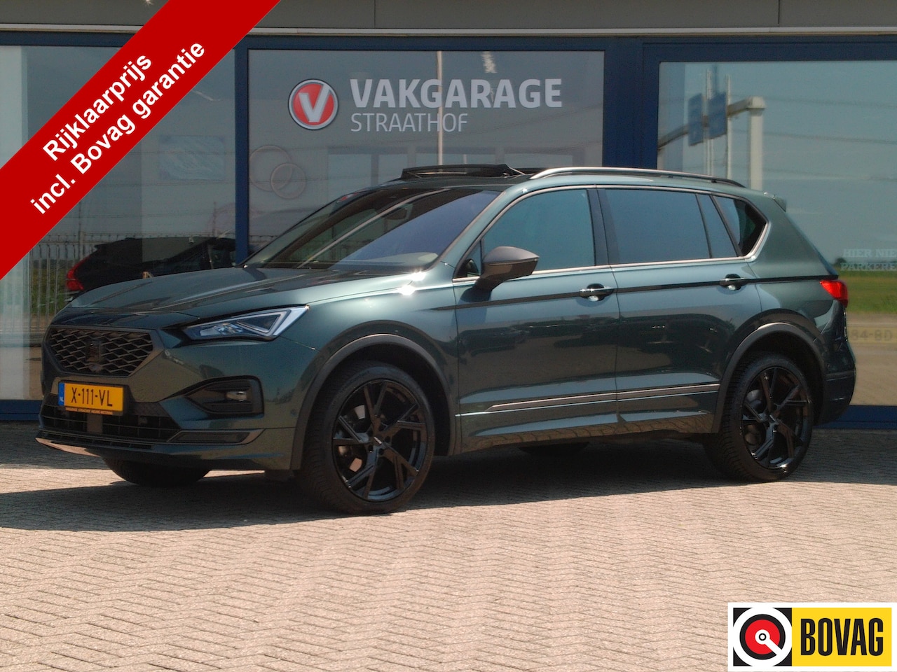 SEAT Tarraco - 1.5 TSI FR Business Intense 1.5 TSI FR Business Intense, Automaat / Trekhaak / Panoramadak / Camera 360 / Virtual Cock - AutoWereld.nl