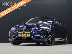 BMW 2-serie Cabrio - 218i High Executive [GROOT NAVIGATIE, STOELVERWARMING, STUURVERWARMING, VOL LEDER, CAMERA,