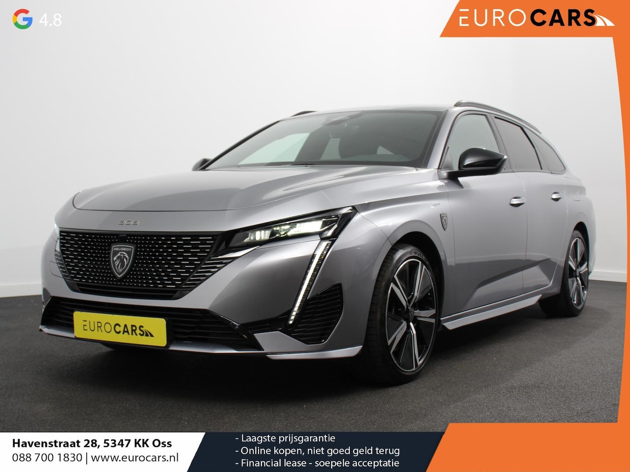 Peugeot 308 SW - 1.6 Plug-in Hybrid 225 GT Navigatie Apple Carplay/Android Auto Camera Parkeersensoren Adap - AutoWereld.nl