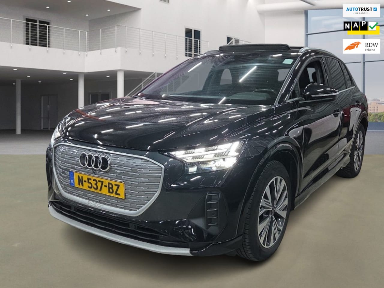Audi Q4 e-tron - 40 Launch edition Advanced Plus 77 kWh PANO|CAMERA|STOELVERW - AutoWereld.nl