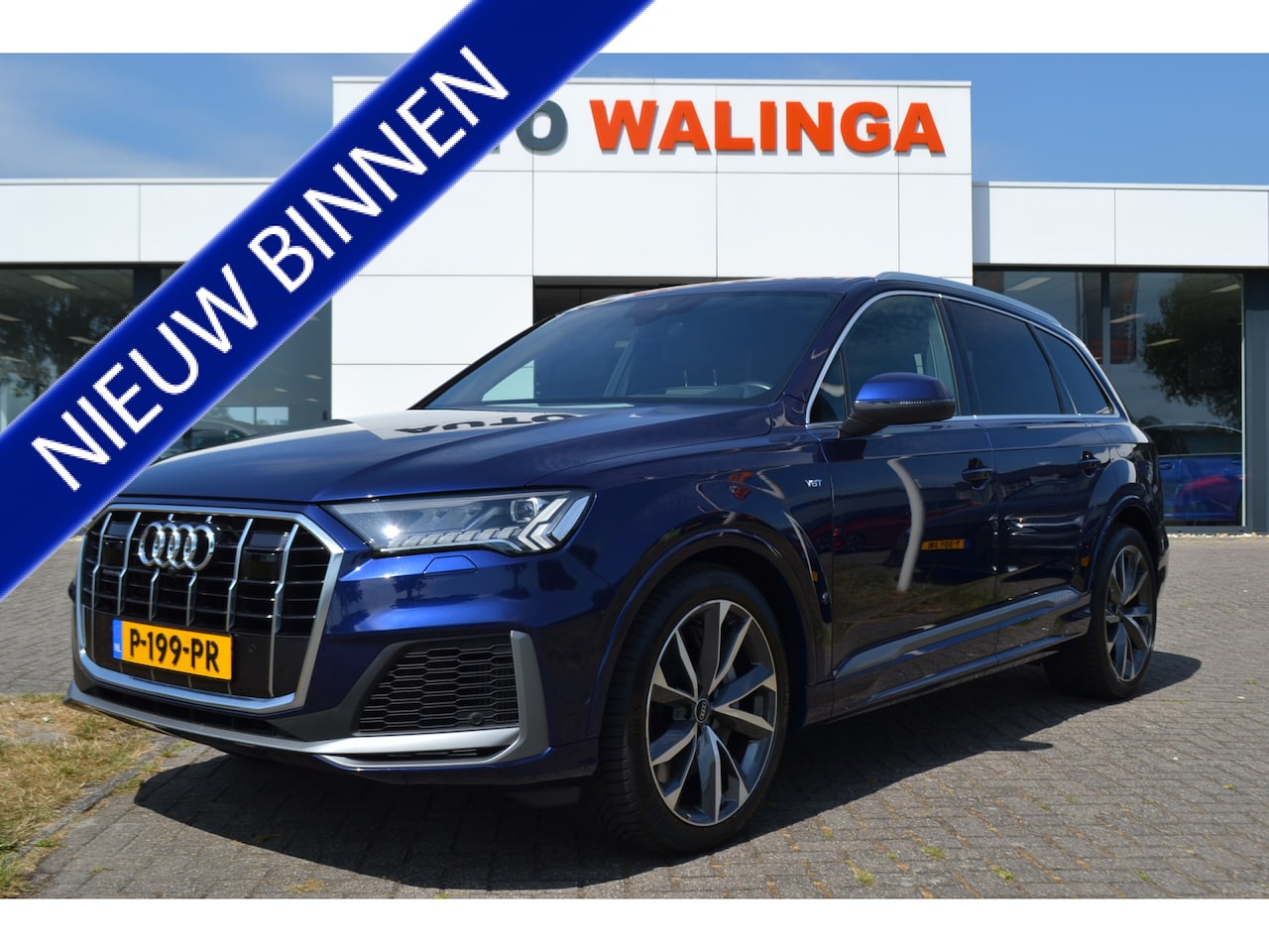 Audi Q7 - 55 TFSI e quattro Pro Line Plus 55 TFSI e quattro Pro Line Plus, el. trekhaak, HUD, Leer, stoelverw. v+a, 21" incl. zgan a - AutoWereld.nl