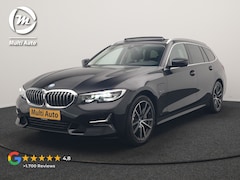 BMW 3-serie Touring - 330e Luxury Line PHEV 293pk Dealer O.H. | Trekhaak Af Fabriek | Panodak | 360 Camera | Led