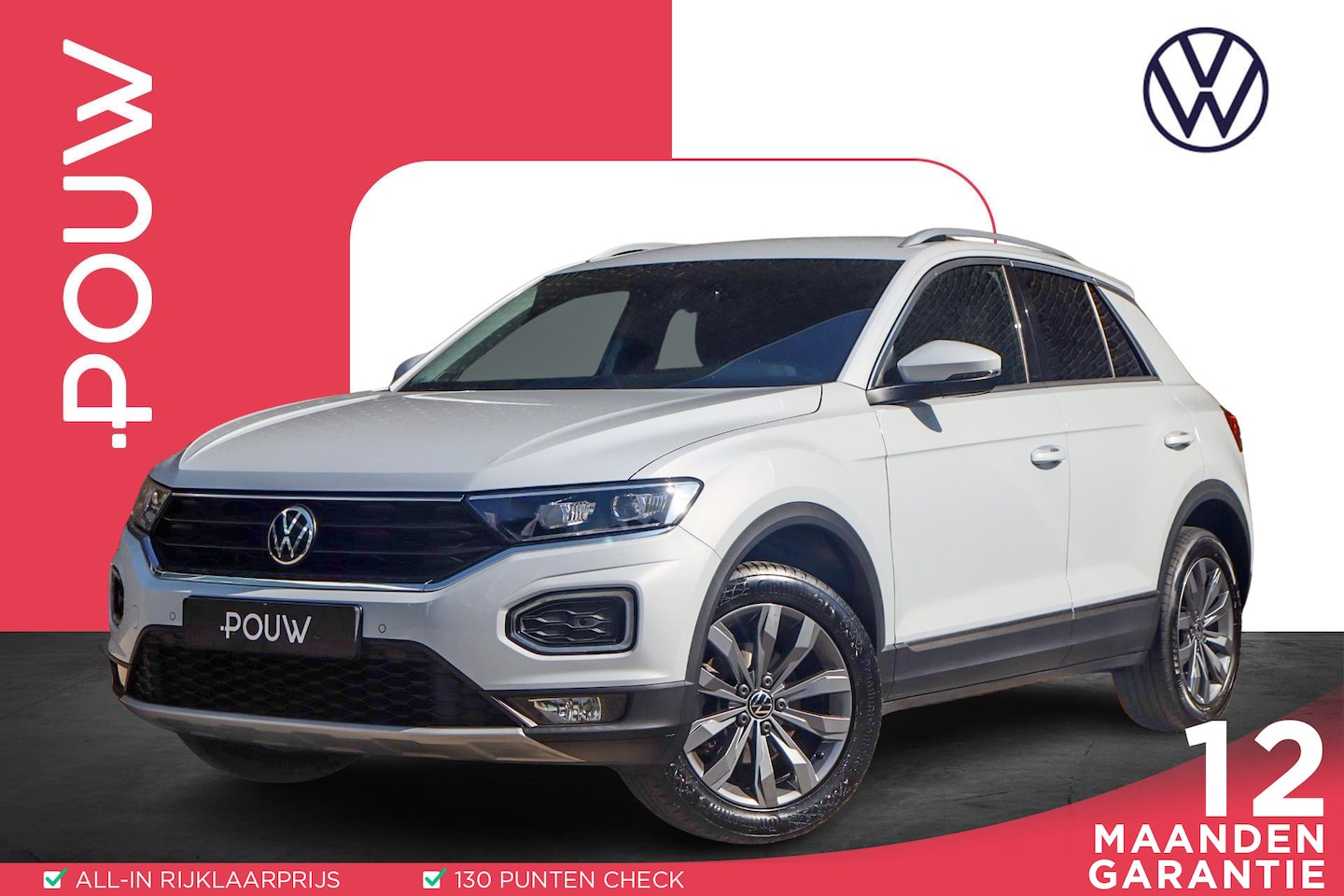 Volkswagen T-Roc - 1.5 TSI 150pk DSG Sport | Trekhaak | Navigatie | Active info display - AutoWereld.nl