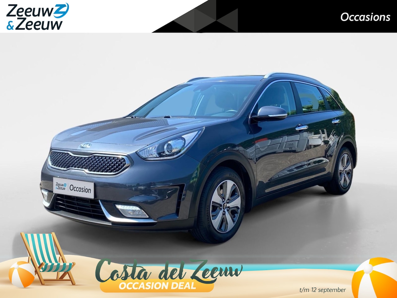 Kia Niro - 1.6 GDi Hybrid DynamicLine | Climate Control | Navigatie | Camera | Trekhaak | LM-velgen | - AutoWereld.nl