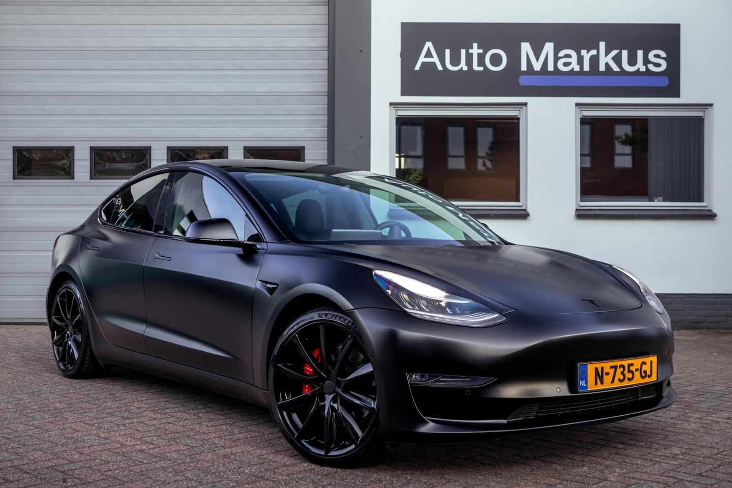 Tesla Model 3 - Performance AWD 75 kWh|Matte Gespoten|Uniek|Zeer netjes - AutoWereld.nl