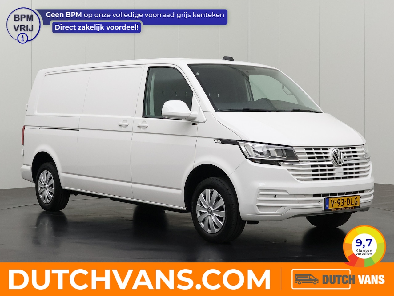 Volkswagen Transporter - 2.0TDI Lang Highline | 2xSchuifdeur | Navigatie | Camera | 3-Zits | Airco | Cruise | Betim - AutoWereld.nl
