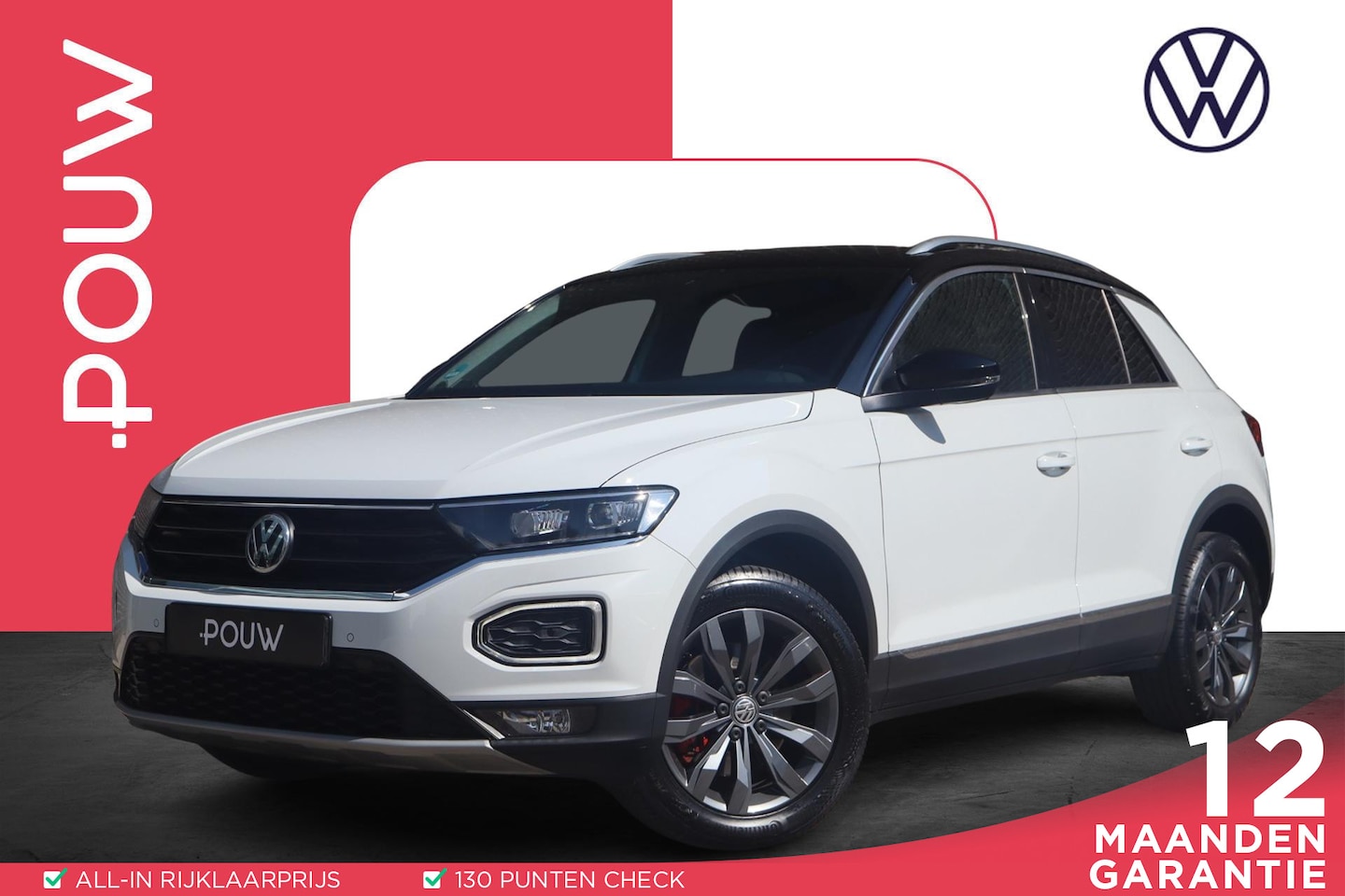 Volkswagen T-Roc - 1.5 TSI 150pk DSG Sport | Elektrisch bedienbare achterklep | Navigatie | Achteruitrijcamer - AutoWereld.nl