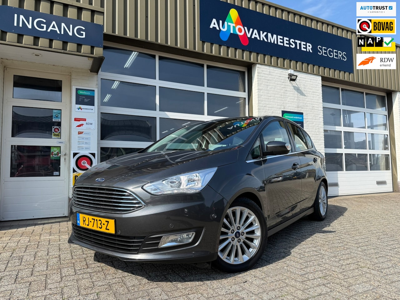 Ford C-Max - 1.0 Titanium|Trekhaak|Goed onderhouden| - AutoWereld.nl