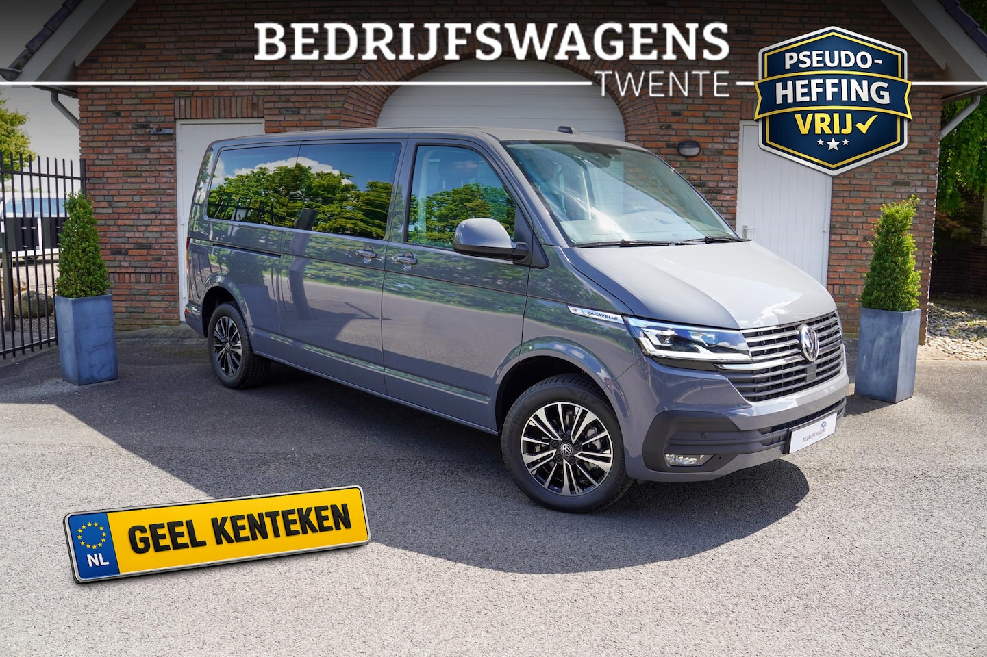 Volkswagen Transporter Caravelle - T6.1 2.0 TDI 150 PK DSG CARAVELLE L2H1 ACC | LED | Digital Cockpit | Virtual Cockpit | - AutoWereld.nl