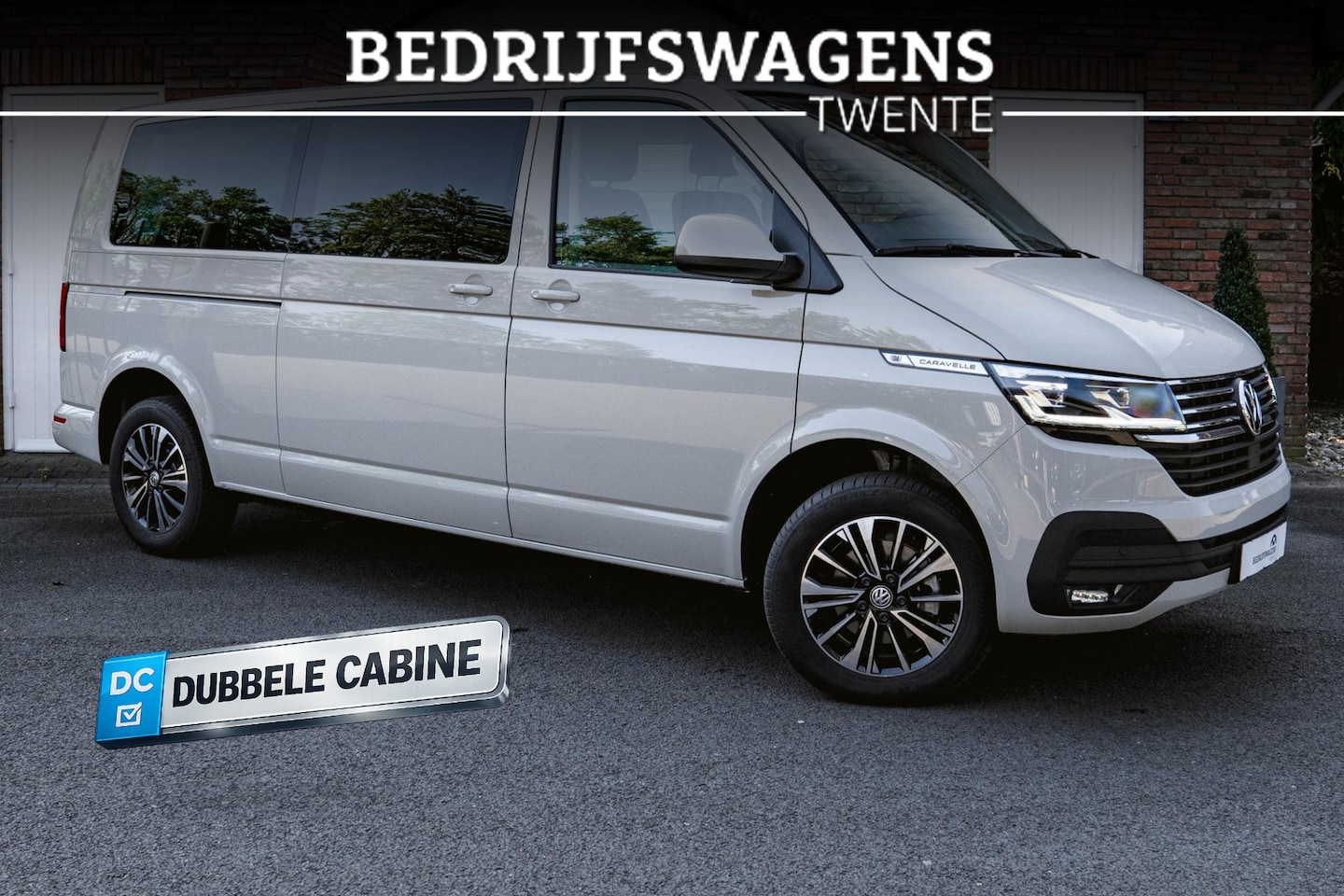 Volkswagen Transporter Caravelle - T6.1 150PK DSG DUB/CAB LED NAVI DEMO 2024 - AutoWereld.nl