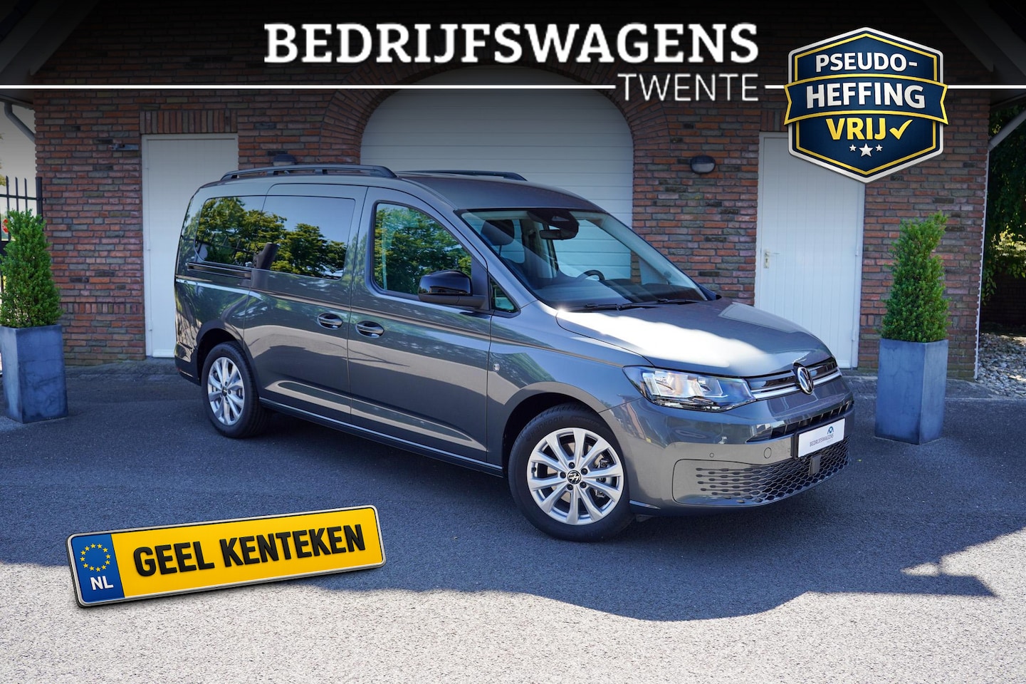 Volkswagen Caddy Maxi - 1.5 TSI Hybride Life 7 Zits Apple Carplay Stoelverwarming Achteruitrijcamera - AutoWereld.nl