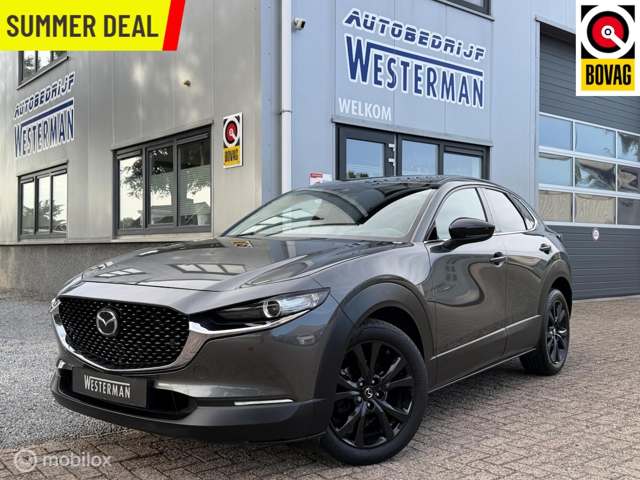 Mazda CX-30 - 2.0 e-SkyActiv-G M Hybrid Homura Aut Acc Navi Trekh. Stoelverw. Carplay Led etc. - AutoWereld.nl