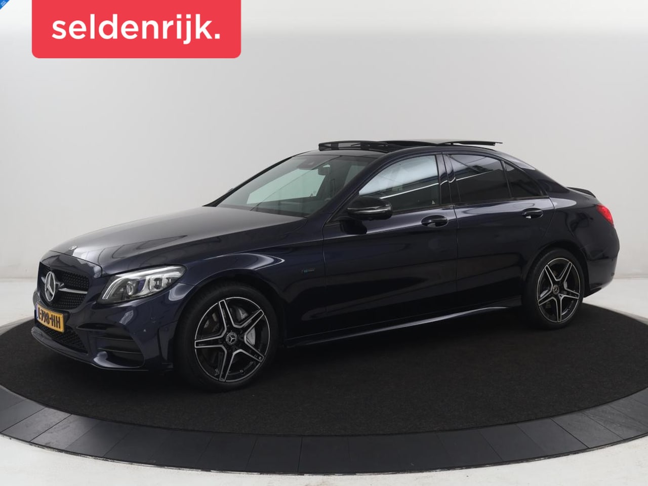 Mercedes-Benz C-klasse - 300 e Business Solution AMG Limited | SOH 89,3% | Panoramadak | Leder/alacantara | Stoelve - AutoWereld.nl