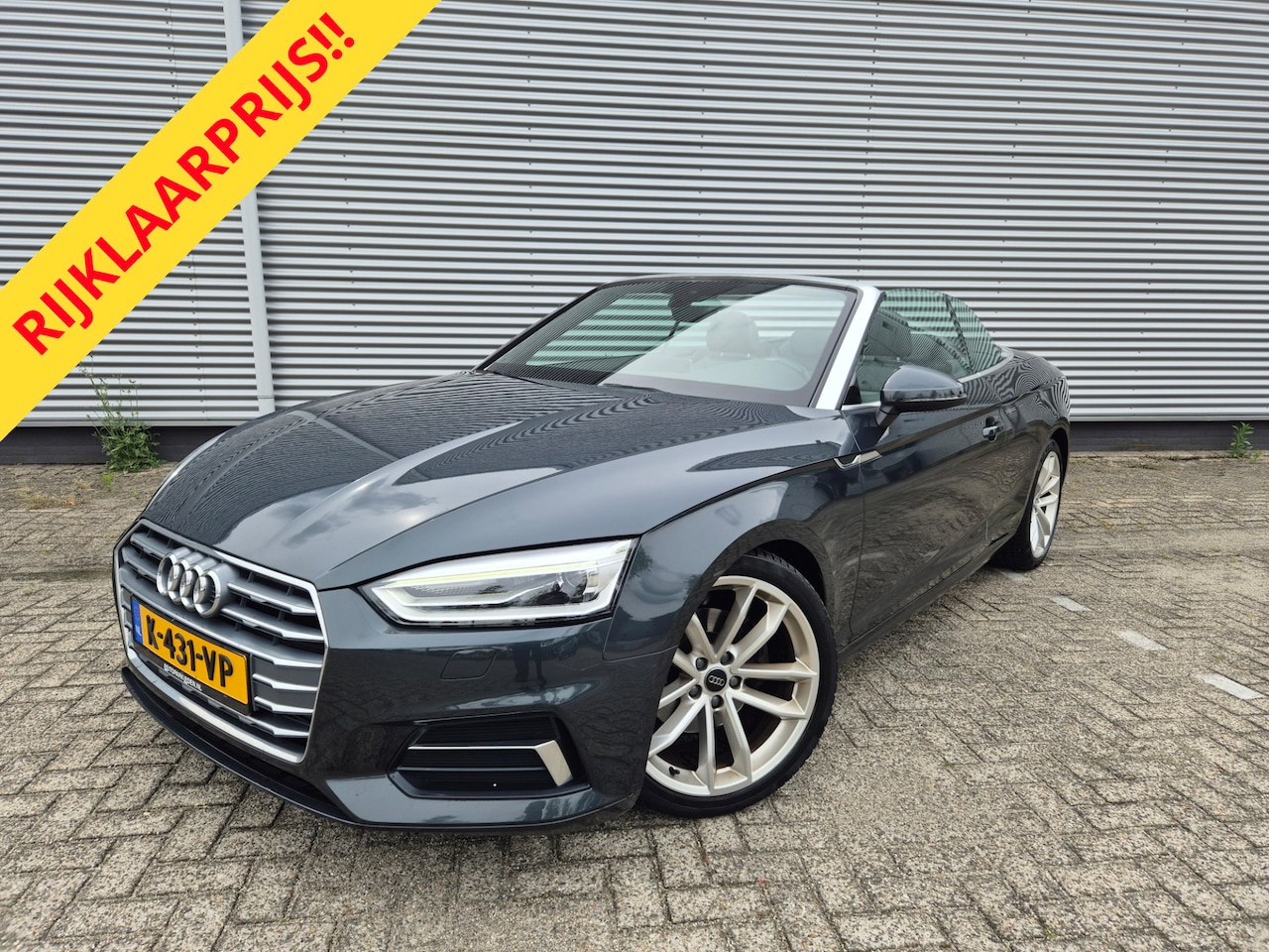 Audi A5 Cabriolet - 40 TFSI Design Pro Line Plus 40 TFSI Design Pro Line Plus,Vitueel/Navigatie,Leder,elec.en verwarmde stoelen,Parksensore - AutoWereld.nl