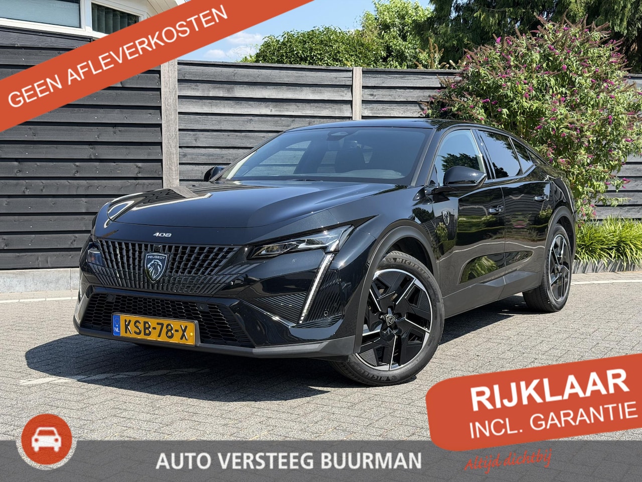 Peugeot 408 - 1.2 PureTech GT 130 EAT8 Navigatie, Rondomzichtcamera, Stoel & Stuurwielverwarming, Massag - AutoWereld.nl