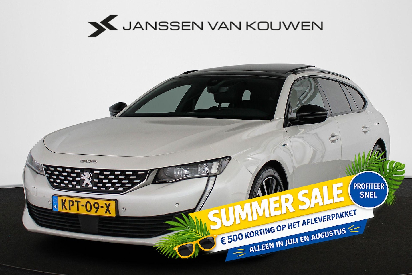 Peugeot 508 SW - 1.6 HYbrid GT Line Panoramadak Nappa Leder Stoelverwarming FOCAL - AutoWereld.nl