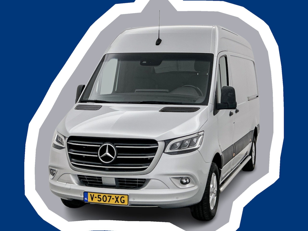 Mercedes-Benz Sprinter - 319 3.0 CDI V6 L2H2 Origineel NL 1e eigenaar 2x Schuifdeur 360°camera Navigatie Led - AutoWereld.nl