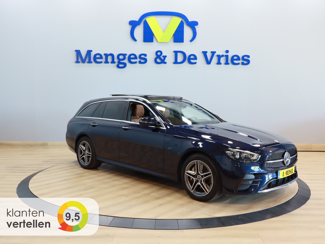 Mercedes-Benz E-klasse Estate - 300 e Business Solution AMG Line | Panorama | LED | Burmester | Sfeer | 360 Camera | Leer - AutoWereld.nl