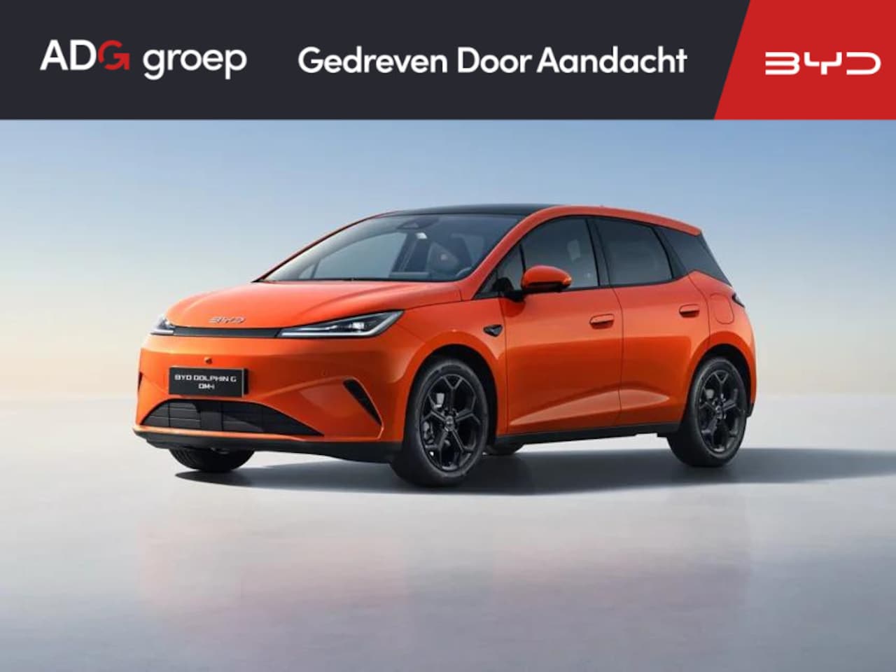 BYD DOLPHIN G - DM-i Boost NIEUW/ 1040 KM / Sunset Orange / 105 EV / Android Auto en Apple Carplay - AutoWereld.nl