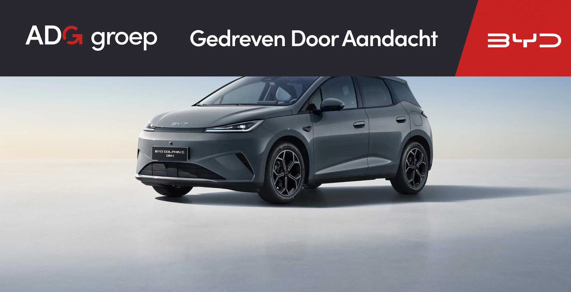 BYD DOLPHIN G - DM-i Comfort NIEUW/ 1040 KM / Time Grey / 105 EV / 360°-camera / HUD / - AutoWereld.nl