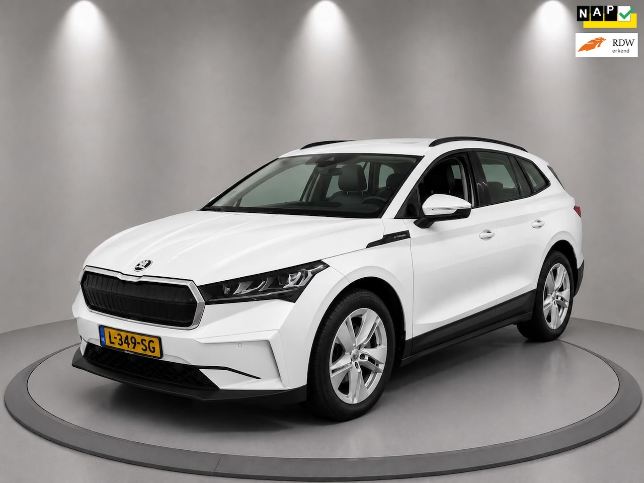 Skoda Enyaq iV - 60|PANO|1/2 LEDER|AIRCO|NAVI|NL-AUTO|NAP| - AutoWereld.nl