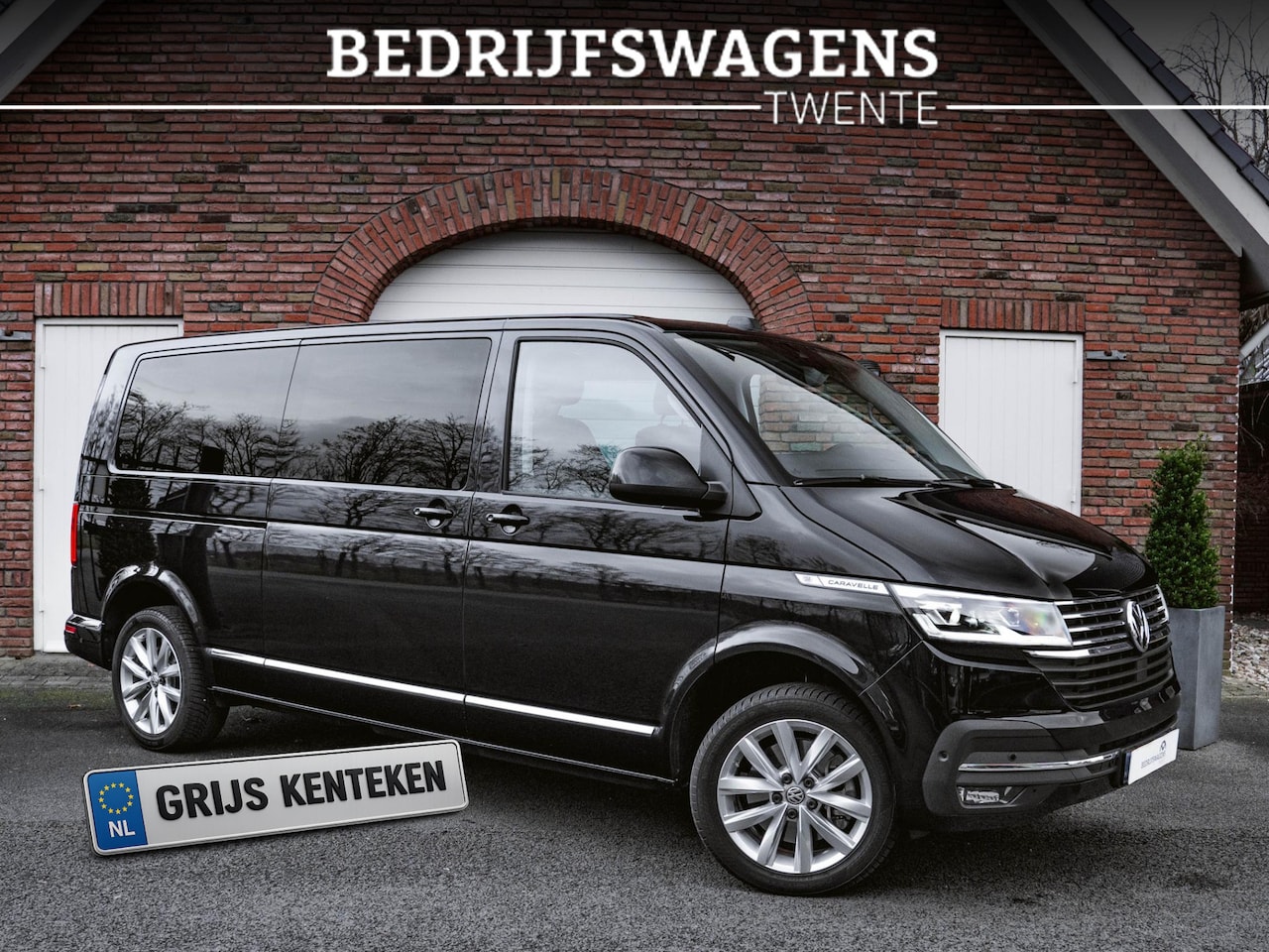 Volkswagen T6 - T6.1 2.0 TDI 204 PK DSG L2H1 A-KLEP FULL OPTIONS ACC | LED | Leder | Side Assist | Privacy - AutoWereld.nl