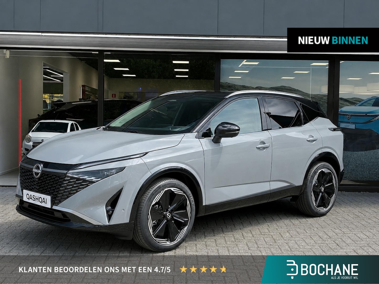 Nissan Qashqai - 1.5 e-Power Tekna Plus NIEUW UIT VOORRAAD LEVERBAAR | Stoelmassage | Lederen bekleding | B - AutoWereld.nl