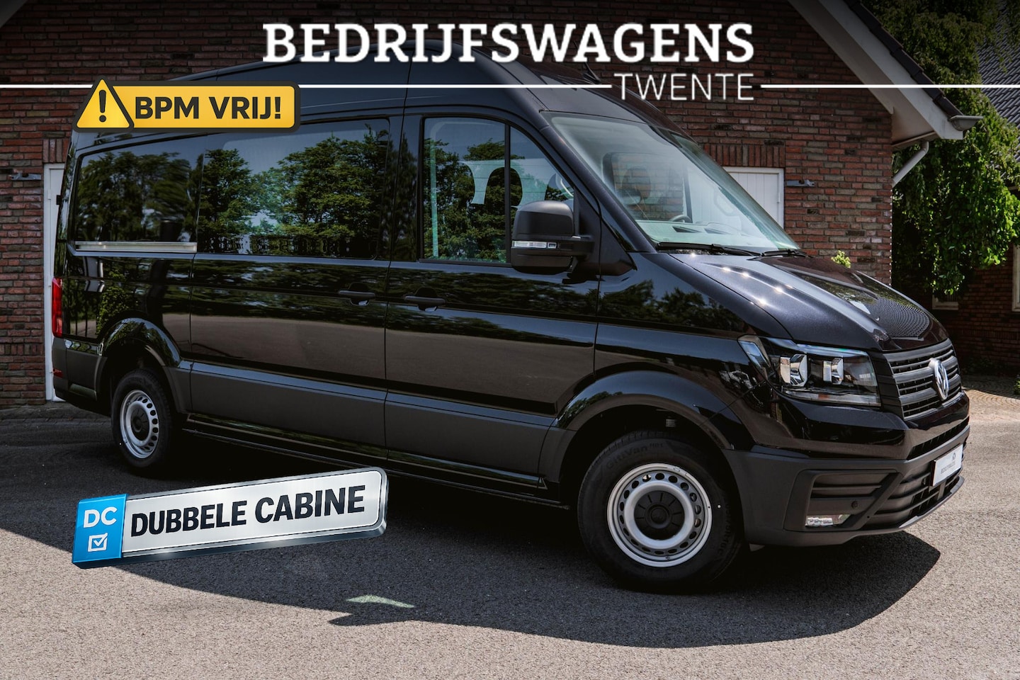 Volkswagen Crafter - 2.0 TDI 140PK Automaat L3H3 Comfortline DUB/CAB - AutoWereld.nl