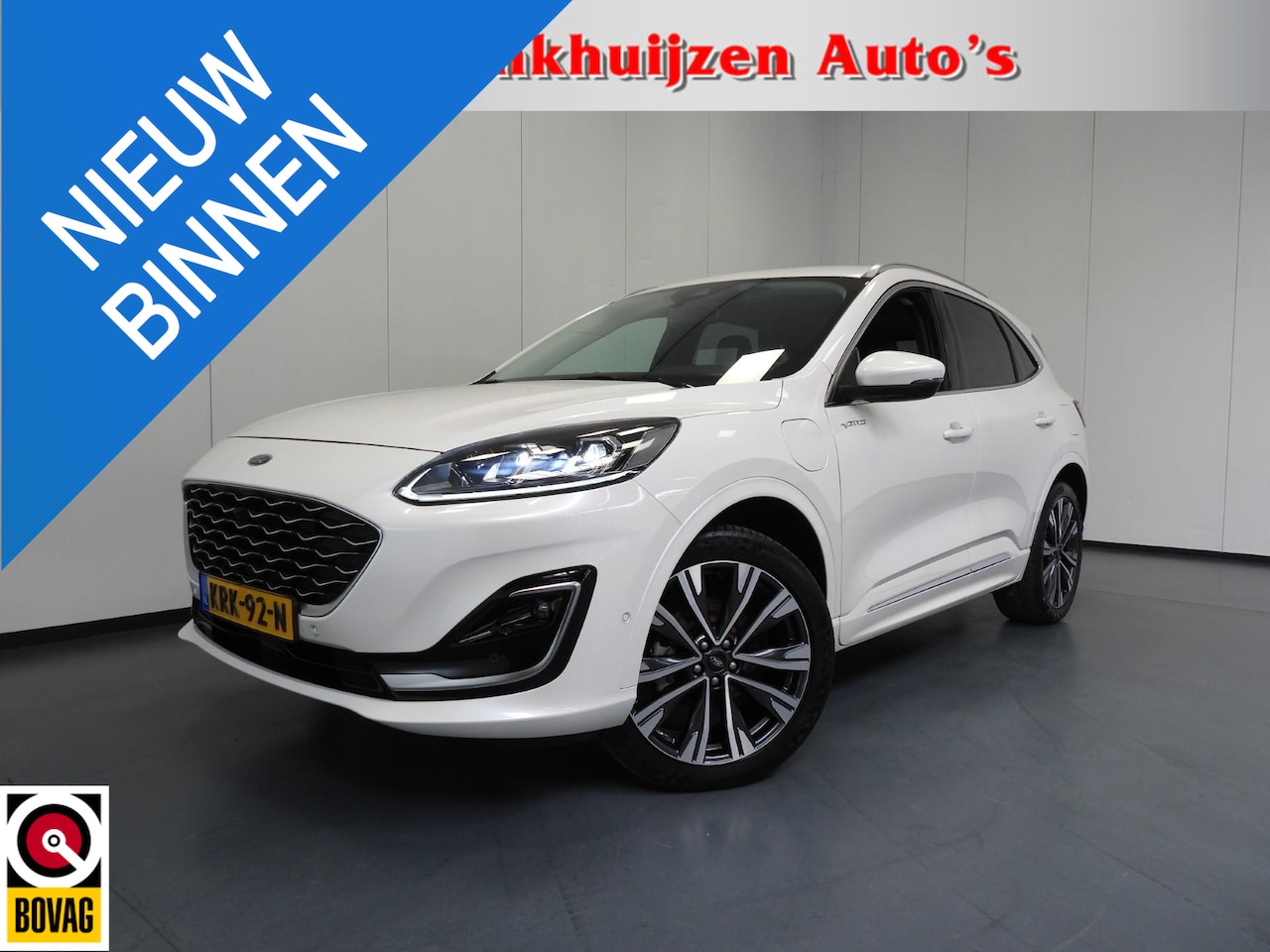 Ford Kuga - 2.5 PHEV Plug-In Vignale TREKH./LEER/HEAD-UP/B&O/LED/20"LMV! - AutoWereld.nl