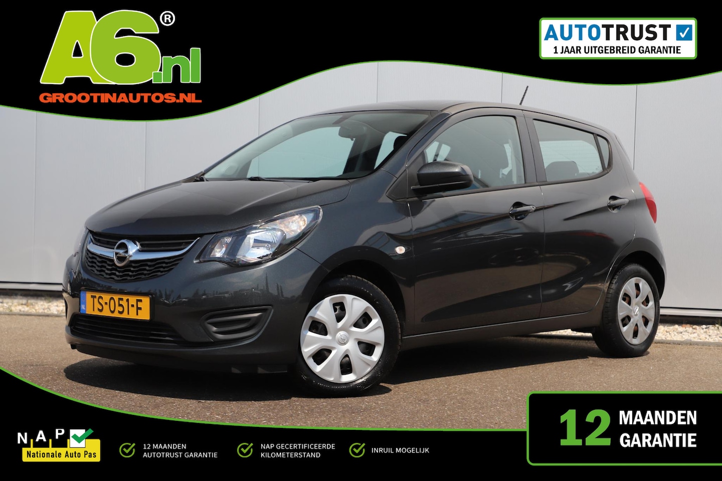Opel Karl - 1.0 ecoFLEX Edition Airco Radio Bluetooth Elektrische Ramen - AutoWereld.nl