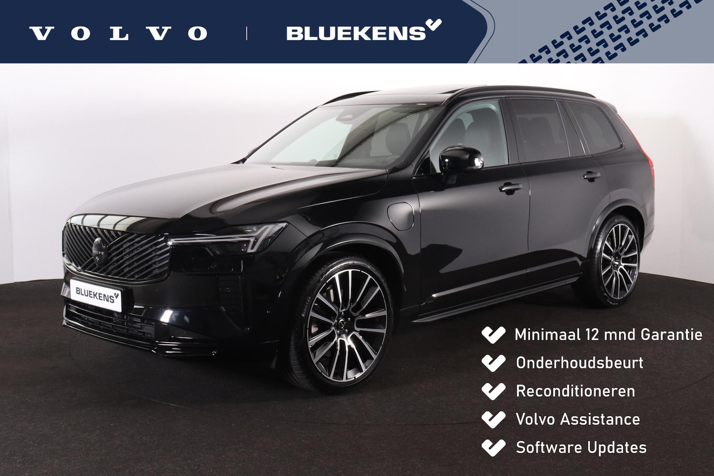 Volvo XC90 - T8 Recharge AWD Ultra Black Edition - Panorama/schuifdak - IntelliSafe Assist & Surround - - AutoWereld.nl