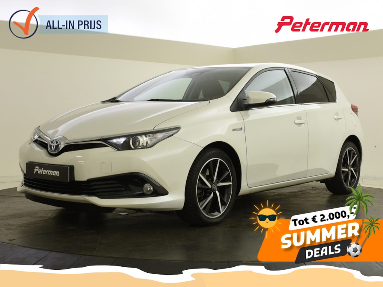 Toyota Auris - 1.8 Hybrid Dynamic | Navigatie | DAB | Allseasons - AutoWereld.nl