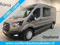 Ford Transit - 350 2.0 TDCI L3H2 DC Dubbel Cabine Trend 170 PK Automaat / Euro 6 / Airco / CarPlay / Adap