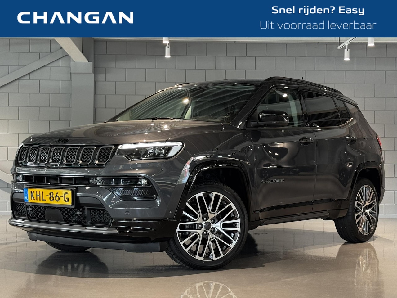 Jeep Compass - 1.5T e-Hybrid Summit | TomTom Navi | Leder | Stoelverwarming - AutoWereld.nl