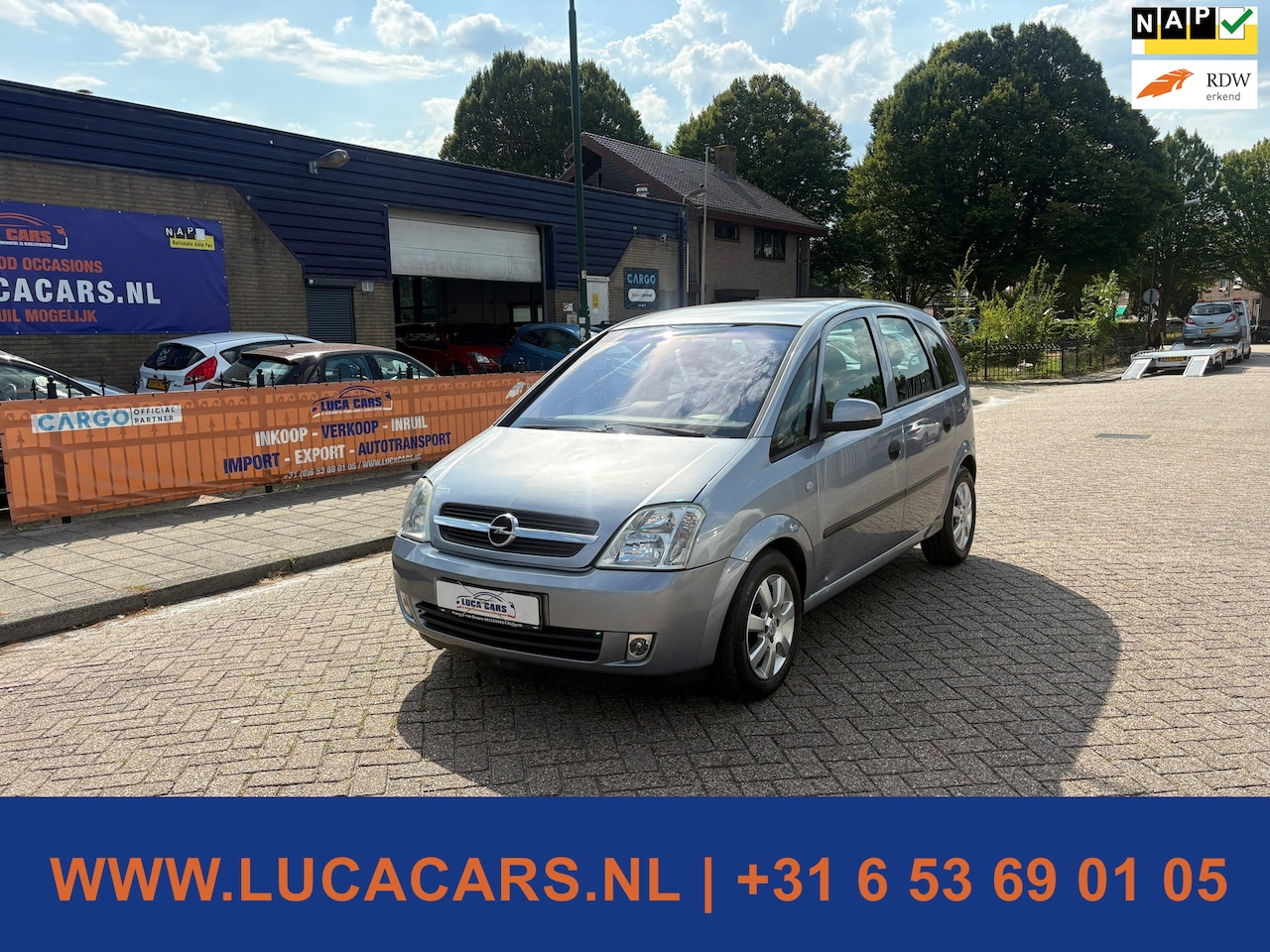 Opel Meriva - 1.6-16V Maxx Cool Airco NIEUWE APK! 2X SLEUTEL + BOEKJES! - AutoWereld.nl