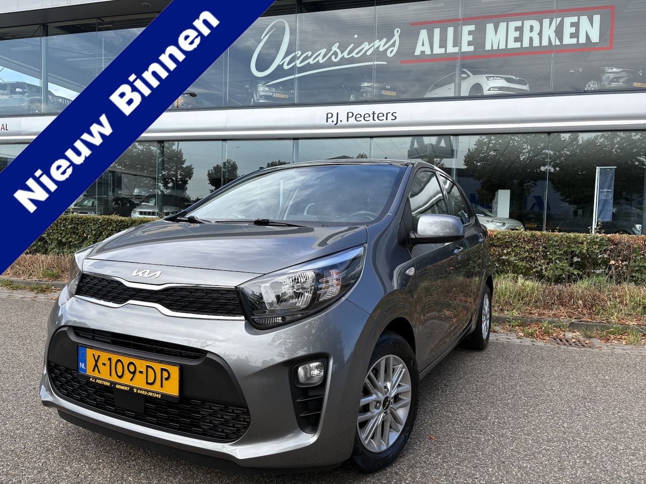Kia Picanto - 1.0 DPi DynamicLine Achteruitrijcamera - Apple carplay - Airco - Cruise control - Licht me - AutoWereld.nl